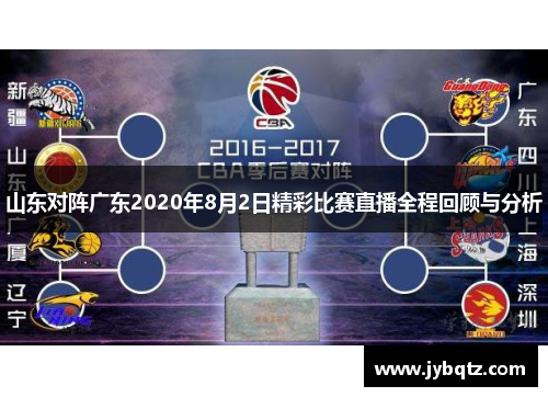山东对阵广东2020年8月2日精彩比赛直播全程回顾与分析